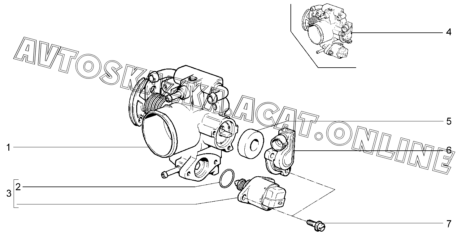 Патрубок дроссельный ВАЗ 2123 (2123 "Шевроле-Нива") купить в Калуге ...
