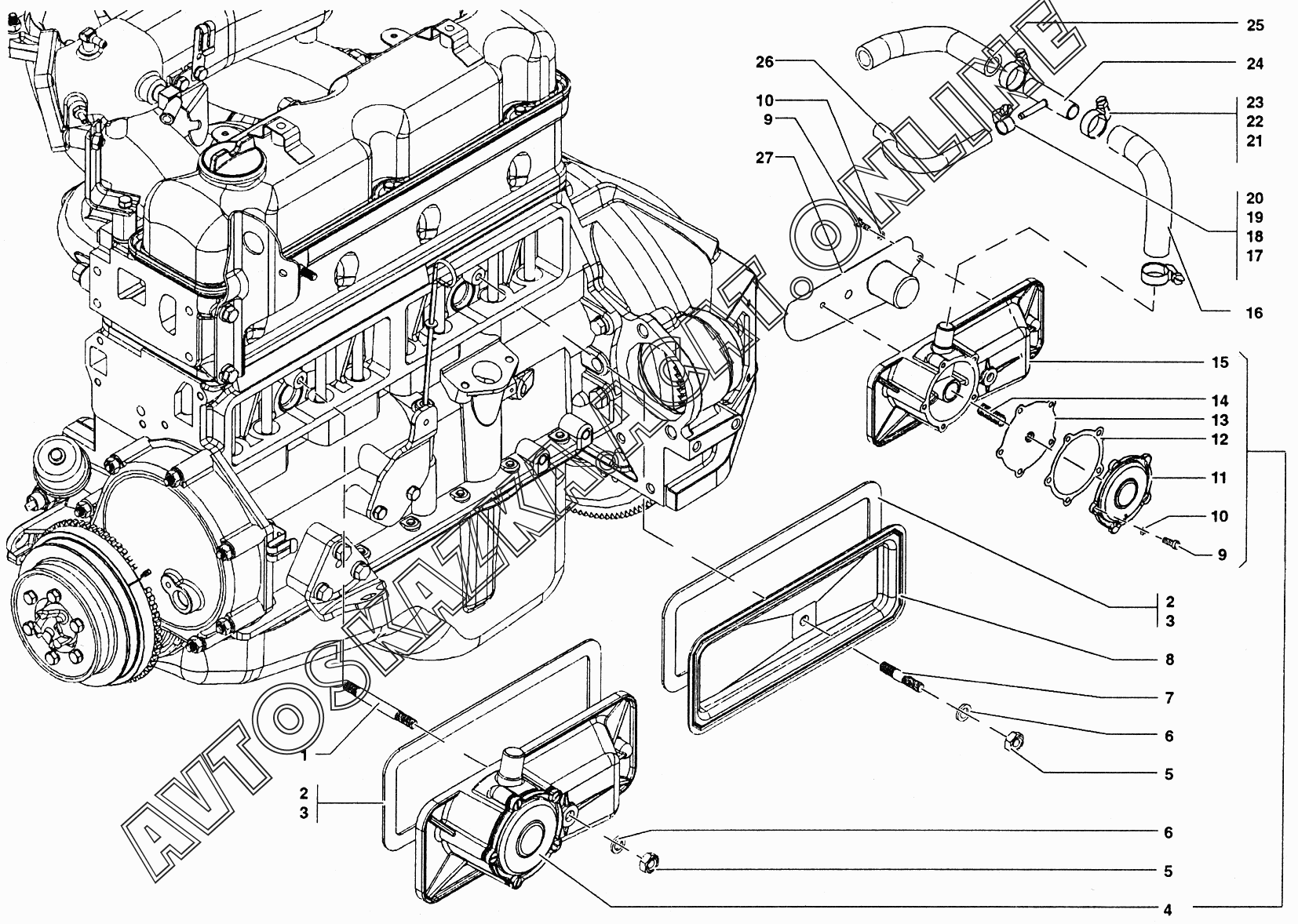 двигатель 4216 схема
