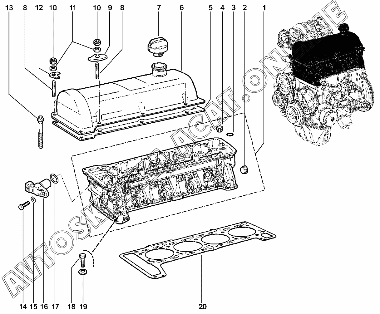 Головка блока цилиндров ВАЗ 2131 (21310, 21314) купить в Калуге, цена ...