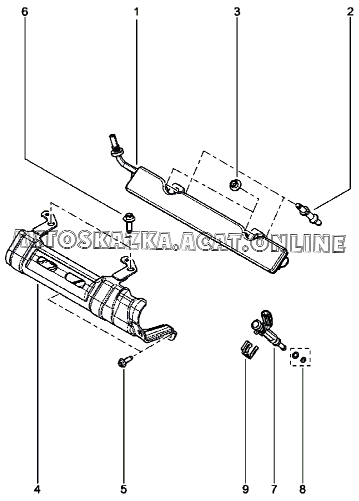 Рампа топливная (H4M) ВАЗ X-Ray (Lada X-Ray, X-Ray Cross) купить в ...