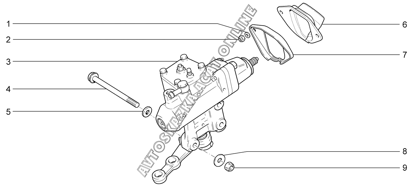 Маркировка рулевого редуктора ваз 2121 - 91 фото