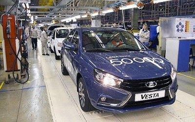 50-тысячный седан LADA Vesta 50-тысячный седан LADA Vesta