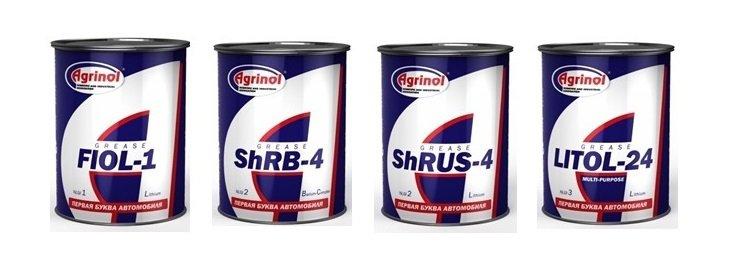 ассортимента ГСМ к автомобилям LADA