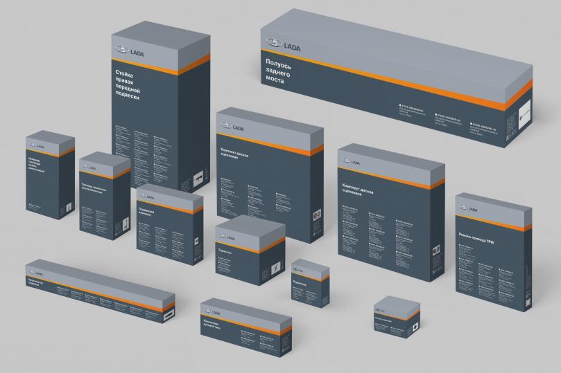 Новая упаковка для оригинальных запчастей LADA