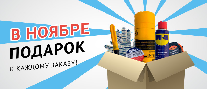 В ноябре ПОДАРОК к каждому заказу! В ноябре ПОДАРОК к каждому заказу!